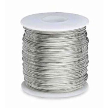 24 Gauge (AWG) Solid Core Bare Tinned Copper Wire - 5 Feet