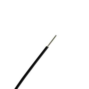 26 AWG Kynar Wire Solid Copper Core and Teflon Covered - Black - 5 Ft.