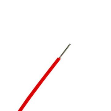 30 AWG Kynar Wire Solid Copper Core and Teflon Covered - Red - 5 Ft.