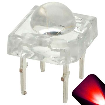 5mm Piranha Red LED - Ultra Bright Superflux