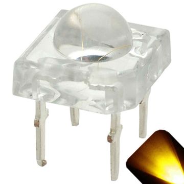 5mm Piranha Yellow / Gold LED - Ultra Bright Superflux