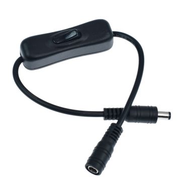 Inline Barrel Connector Switch for Power Supplies – Any Voltage