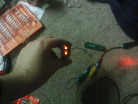 3mm Flat Top Wide Angle Orange / Amber LED - Ultra Bright — customer photo 1